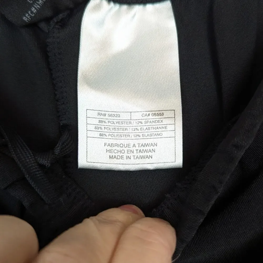 Nike Black Athletic Fit Dry Logo Workout Shorts